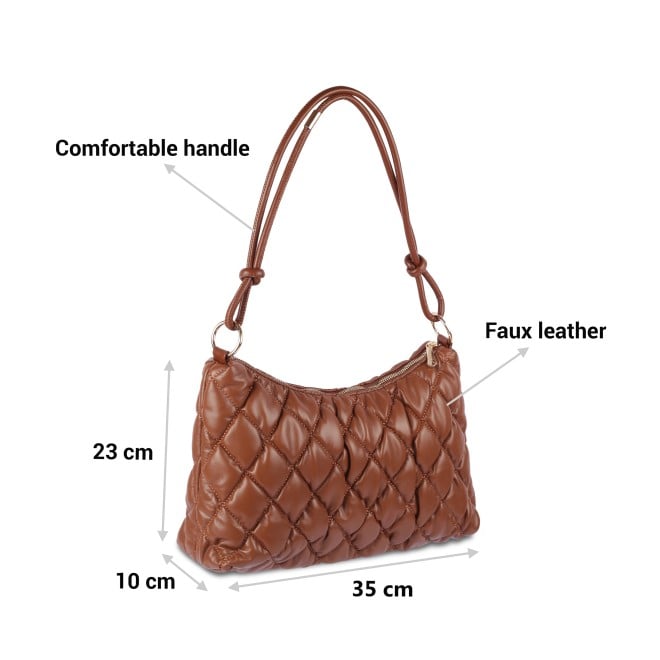 Mochi Women Brown Shoulder Bag (SKU: 66-201-12-10)