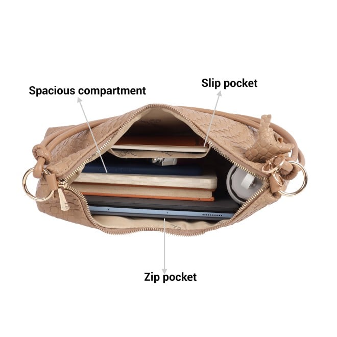 Mochi Women Khaki Shoulder Bag (SKU: 66-202-62-10)