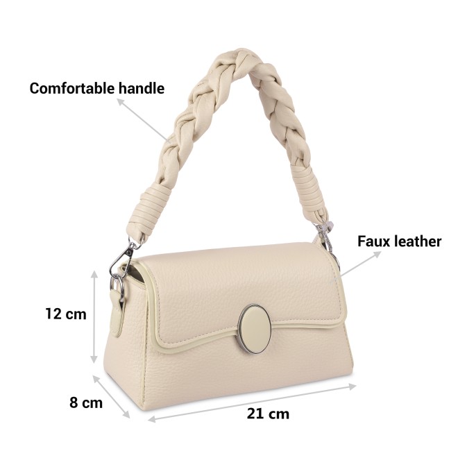 Mochi Women Off-white Shoulder Bag (SKU: 66-207-66-10)