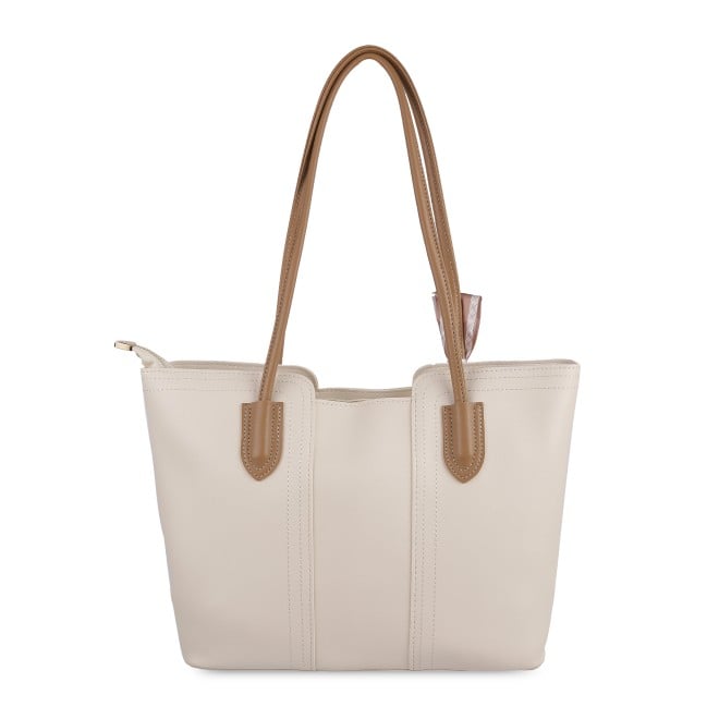 Mochi Women White Tote Bag (SKU: 66-208-16-10)