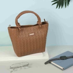 Women Brown Casual Sling Bag