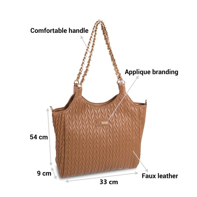 Mochi Women Brown Shoulder Bag (SKU: 66-220-12-10)