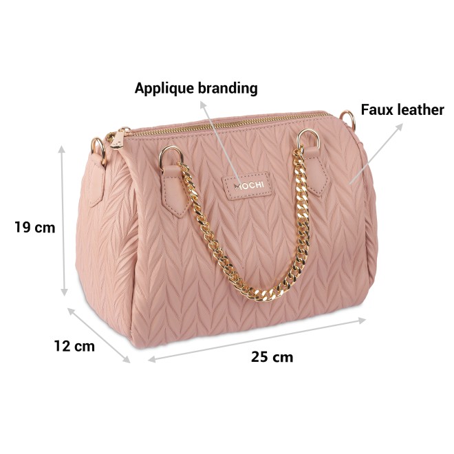 Mochi Women Pink Satchel Bag (SKU: 66-221-24-10)