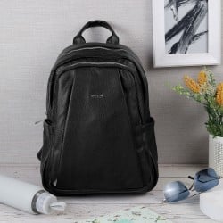 Women Black Backpack