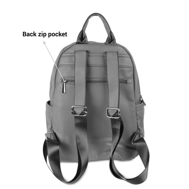 Mochi Women Grey Backpack (SKU: 66-234-14-10)