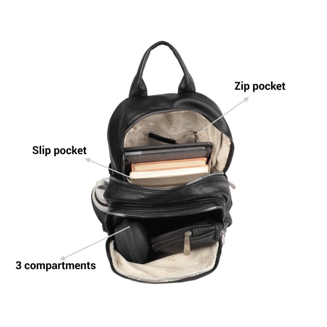 Mochi Women Black Backpack (SKU: 66-234-11-10)