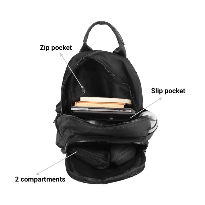 Mochi Women Black Backpack (SKU: 66-236-11-10)