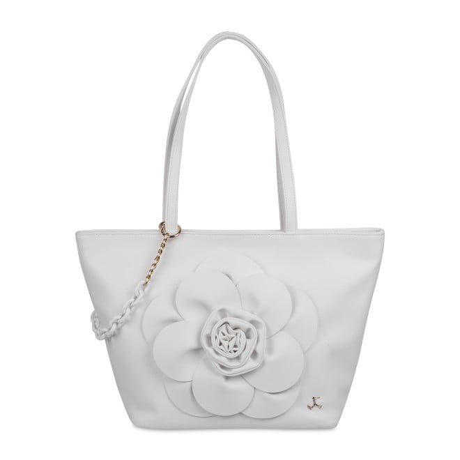 Mochi Women White Hand Bags Tote bag