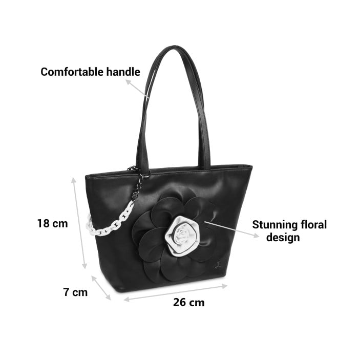 Mochi Women Black Hand Bags Tote bag (SKU: 66-258-11-10)