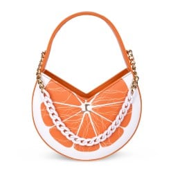 Women Orange Hand Bags Hobo Bags