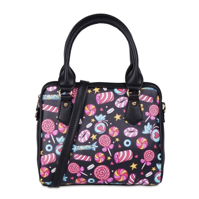 Mochi Women Black-Multi Hand Bags Satchel Bags (SKU: 66-261-53-10)