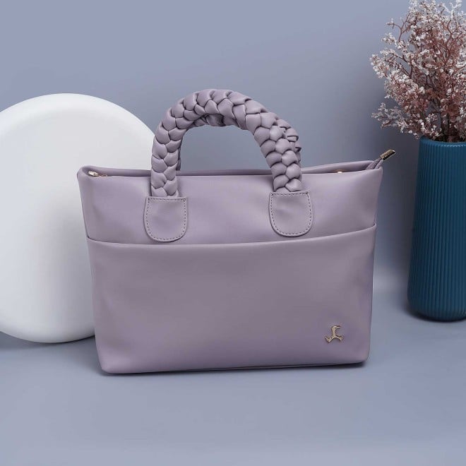 Mochi Women Purple Satchel Bag
