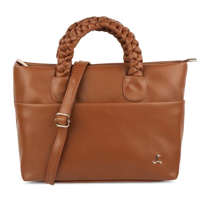 Mochi Women Tan Satchel Bag (SKU: 66-270-23-10)