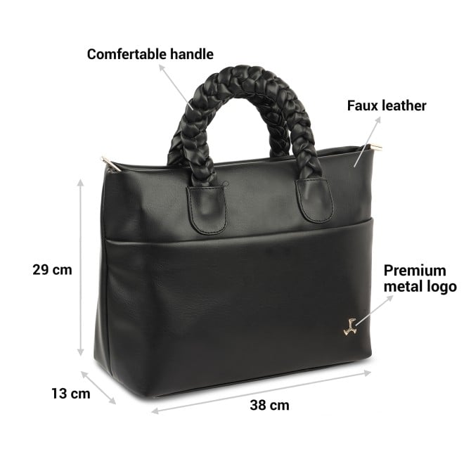 Mochi Women Black Satchel Bag (SKU: 66-270-11-10)