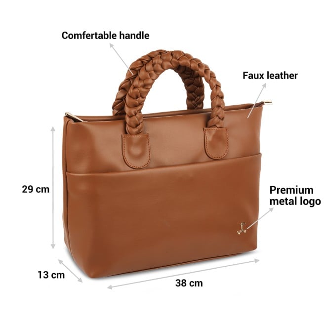 Mochi Women Tan Satchel Bag (SKU: 66-270-23-10)