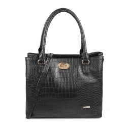 Women Black Satchel Bag