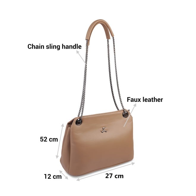 Mochi Women Beige Hand Bags Shoulder Bag (SKU: 66-282-20-10)