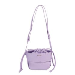 Women Purple Hand Bags Zip Top Sling