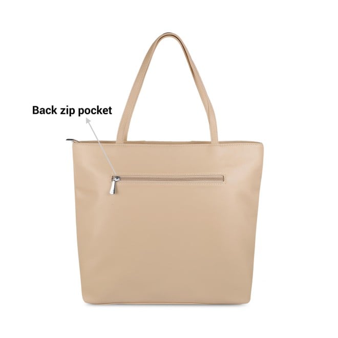 Mochi Women Beige Casual Tote Bag (SKU: 66-294-20-10)