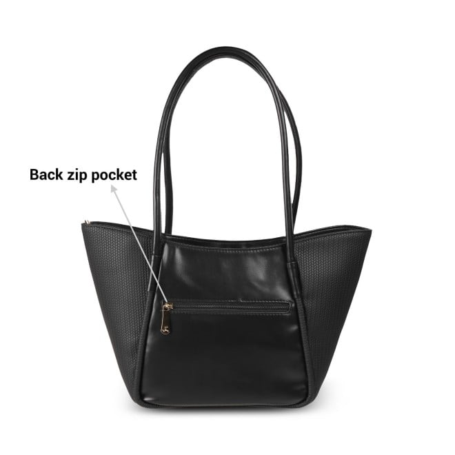 Mochi Women Black Casual Tote Bag (SKU: 66-319-11-10)