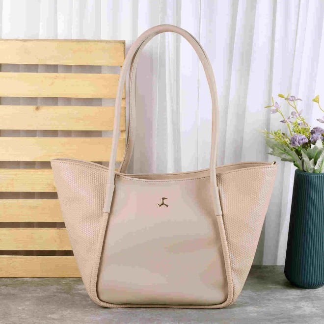 Mochi Women Beige Casual Tote Bag (SKU: 66-319-20-10)