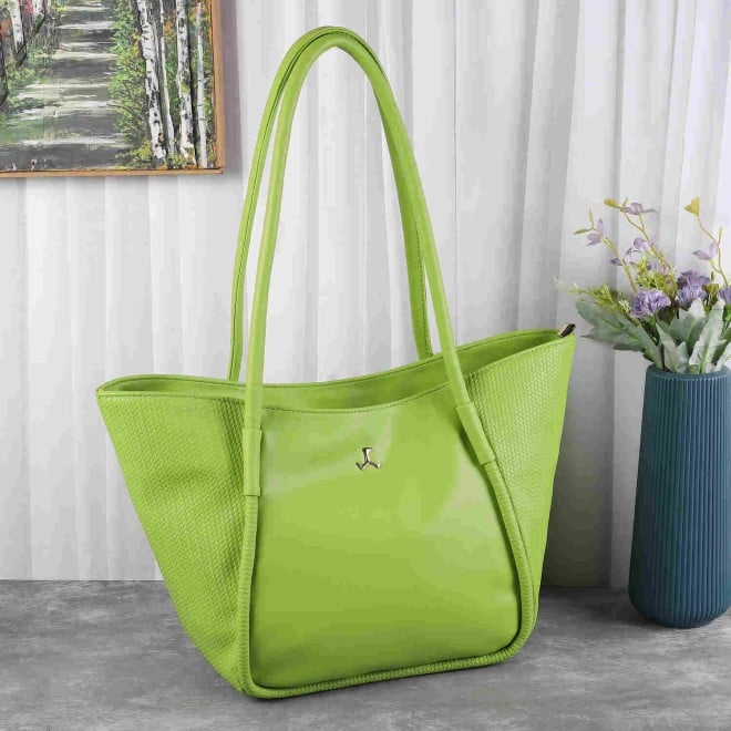 Mochi Women Green Casual Tote Bag