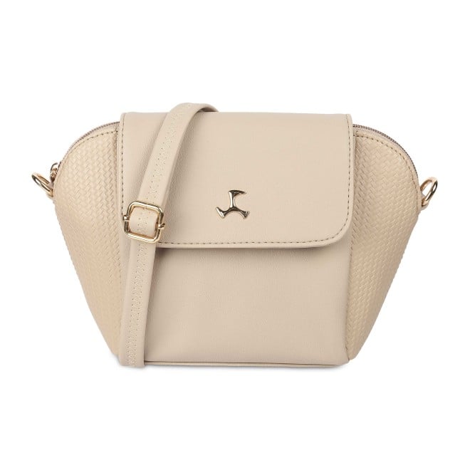 Mochi Women Beige Hand Bags Sling Bags