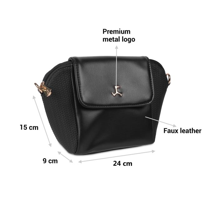 Mochi Women Black Hand Bags Sling Bags (SKU: 66-322-11-10)