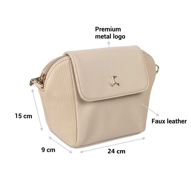 Mochi Women Beige Hand Bags Sling Bags (SKU: 66-322-20-10)