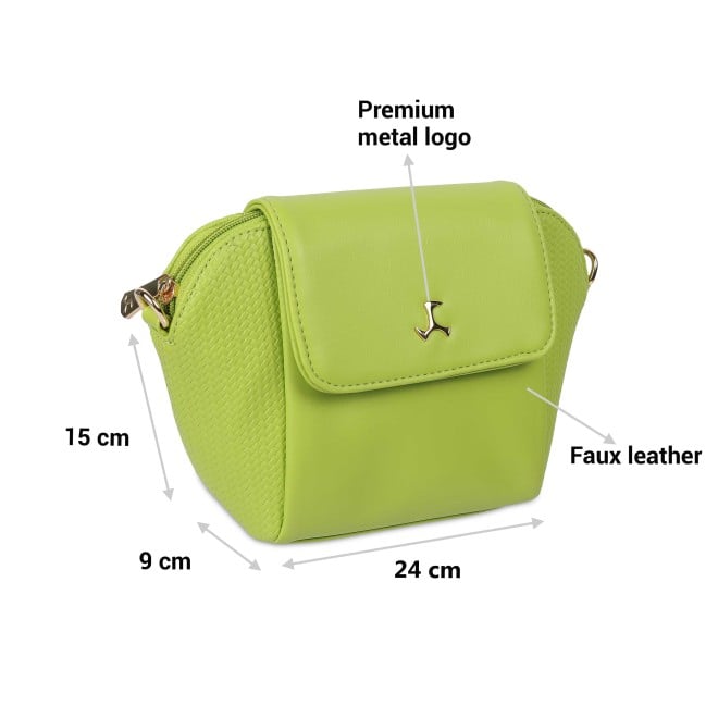 Mochi Women Green Hand Bags Sling Bags (SKU: 66-322-21-10)