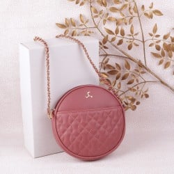 Women Peach Sling Bag