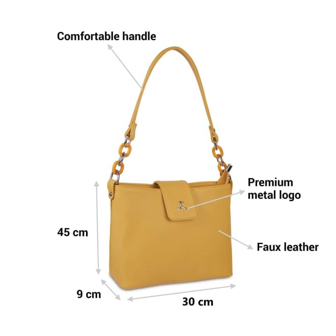 Mochi Women Yellow Casual Shoulder Bag (SKU: 66-326-33-10)