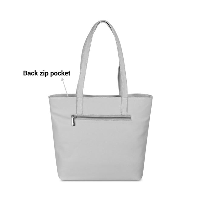 Mochi Women Grey Casual Tote Bag (SKU: 66-327-14-10)