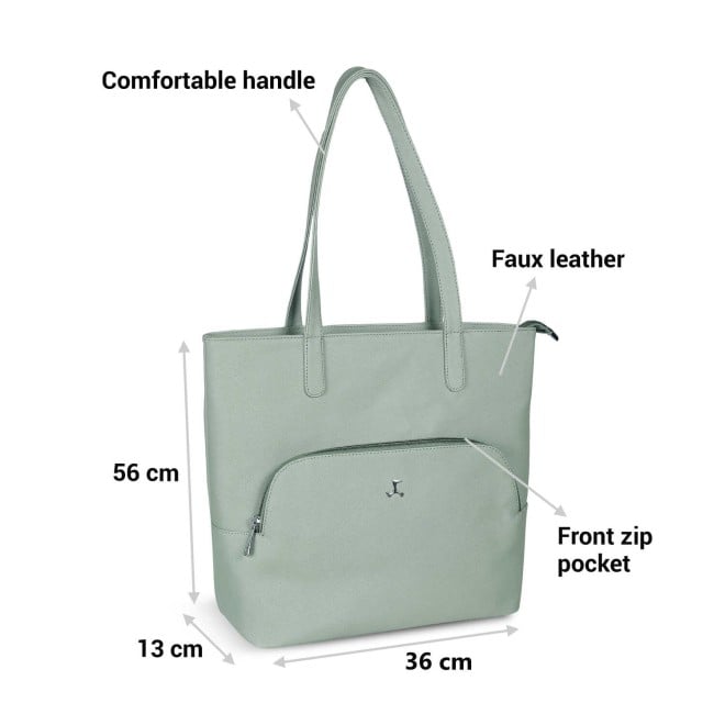 Mochi Women Green Casual Tote Bag (SKU: 66-327-21-10)