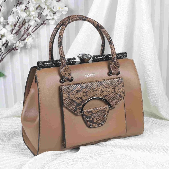 Mochi Women Brown Casual Satchels