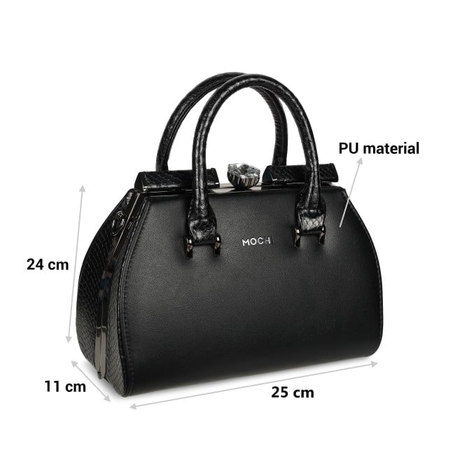 Mochi Women Black Hand Bags Satchel Bags (SKU: 66-334-11-10)