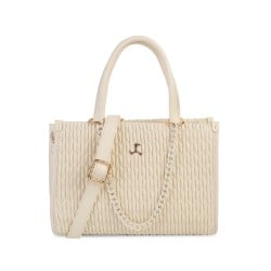 Women Beige Hand Bags Satchel Bags