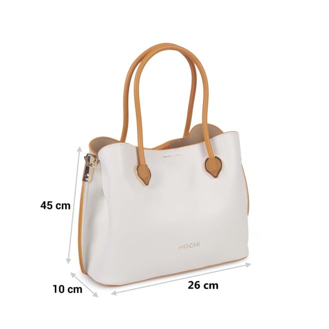 Mochi Women Beige Casual Satchels (SKU: 66-337-20-10)