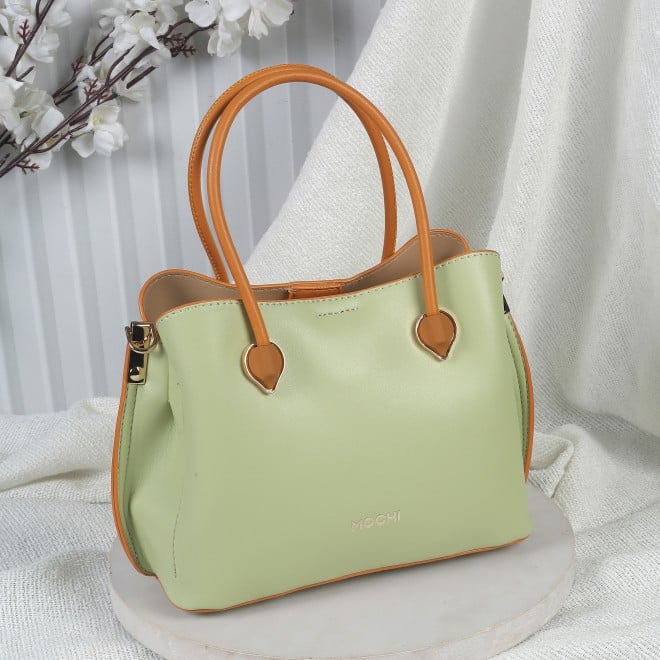 Mochi Women Green Casual Satchels