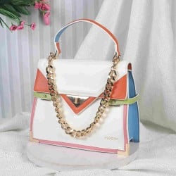 Women White Casual Sling Bag