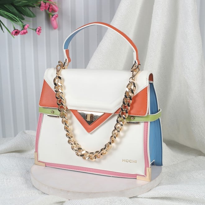 Mochi Women White Casual Sling Bag