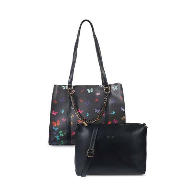 Mochi Women Black Casual Tote Bag (SKU: 66-343-11-10)