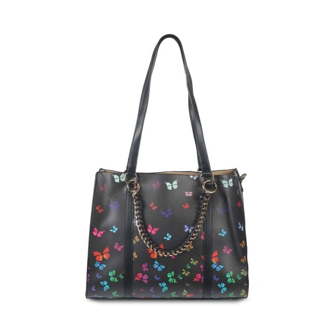 Mochi Women Black Casual Tote Bag (SKU: 66-343-11-10)