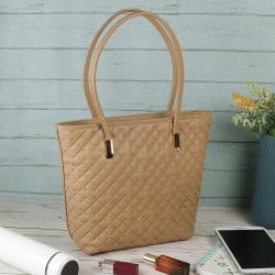 Women Beige Hand Bags Shoulder Bag