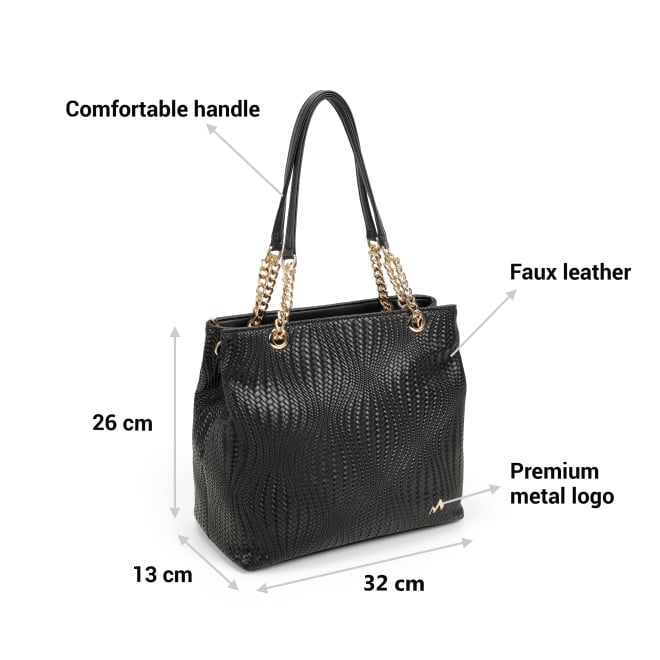 Mochi Women Black Hand Bags Shoulder Bag (SKU: 66-352-11-10)