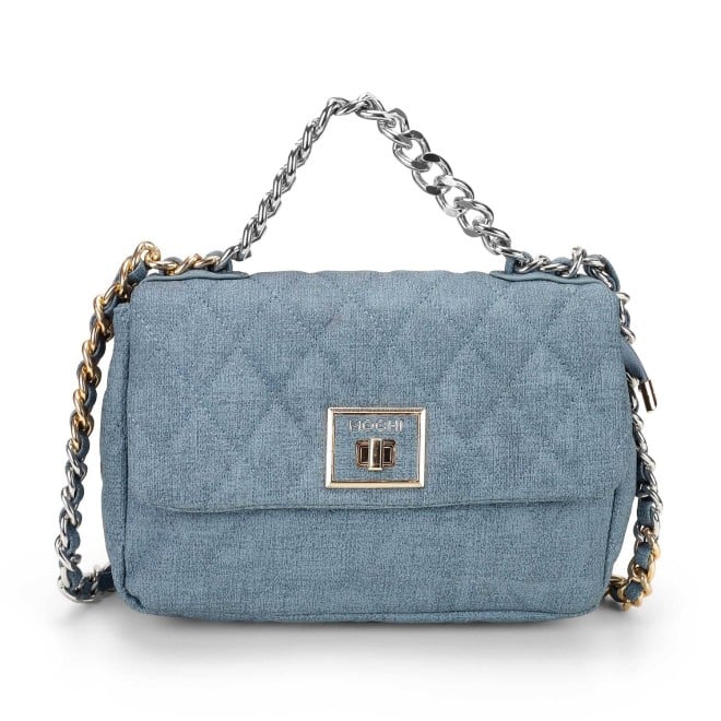 Mochi Women Blue Casual Sling Bag (SKU: 66-353-45-10)
