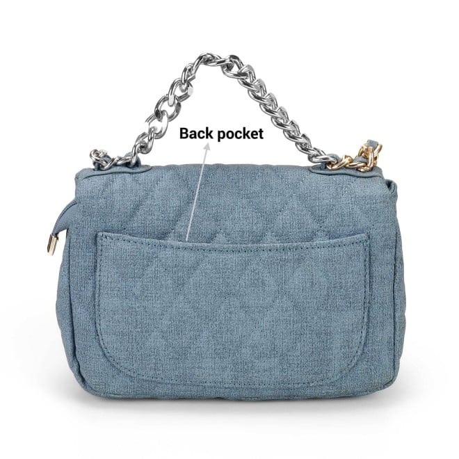 Mochi Women Blue Casual Sling Bag (SKU: 66-353-45-10)