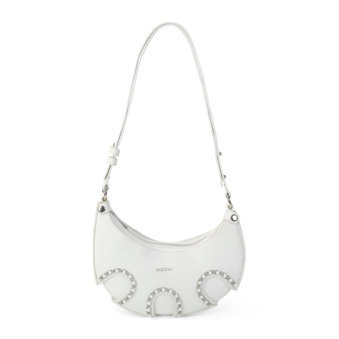 Mochi Women White Casual Sling Bag (SKU: 66-354-16-10)