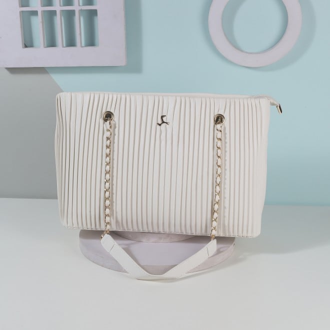 Mochi Women White Casual Shoulder Bag