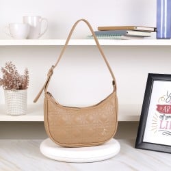 Women Beige Casual Shoulder Bag